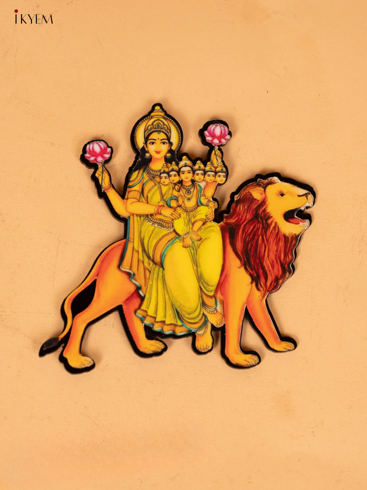 ACRYLIC NAVADURGA Printed FRIDGE MAGNET Set - KC20143 - Image 6