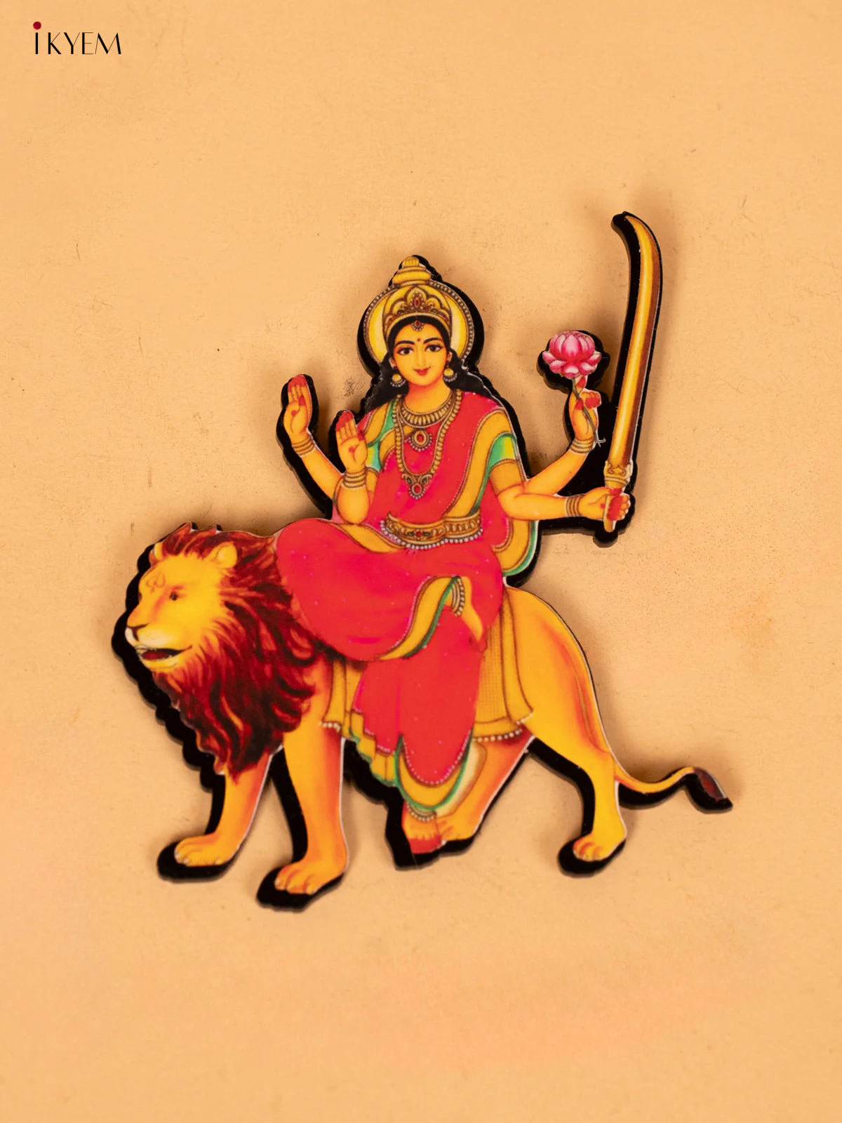 ACRYLIC NAVADURGA Printed FRIDGE MAGNET Set - KC20143 - Image 7