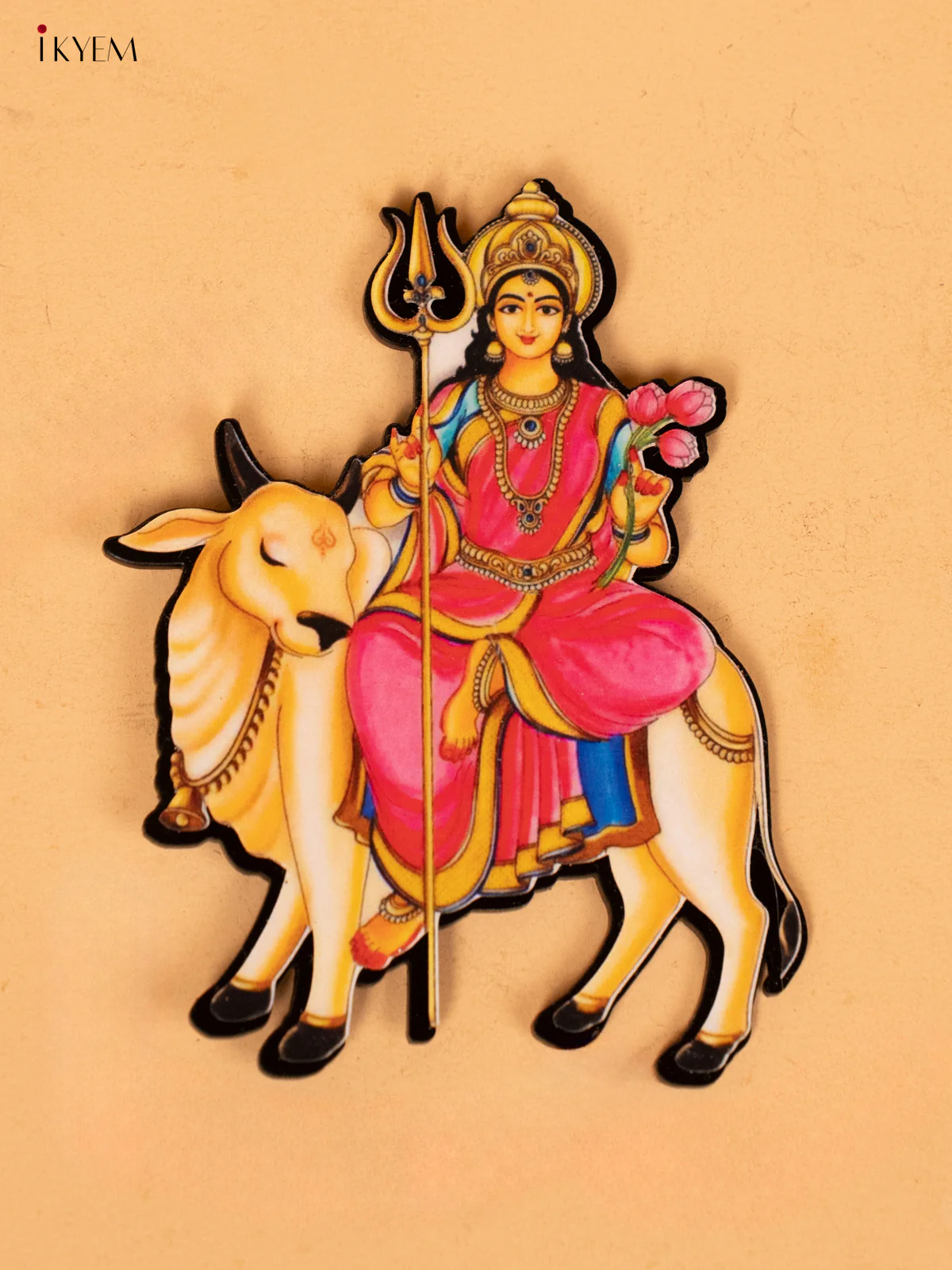 ACRYLIC NAVADURGA Printed FRIDGE MAGNET Set - KC20143 - Image 9