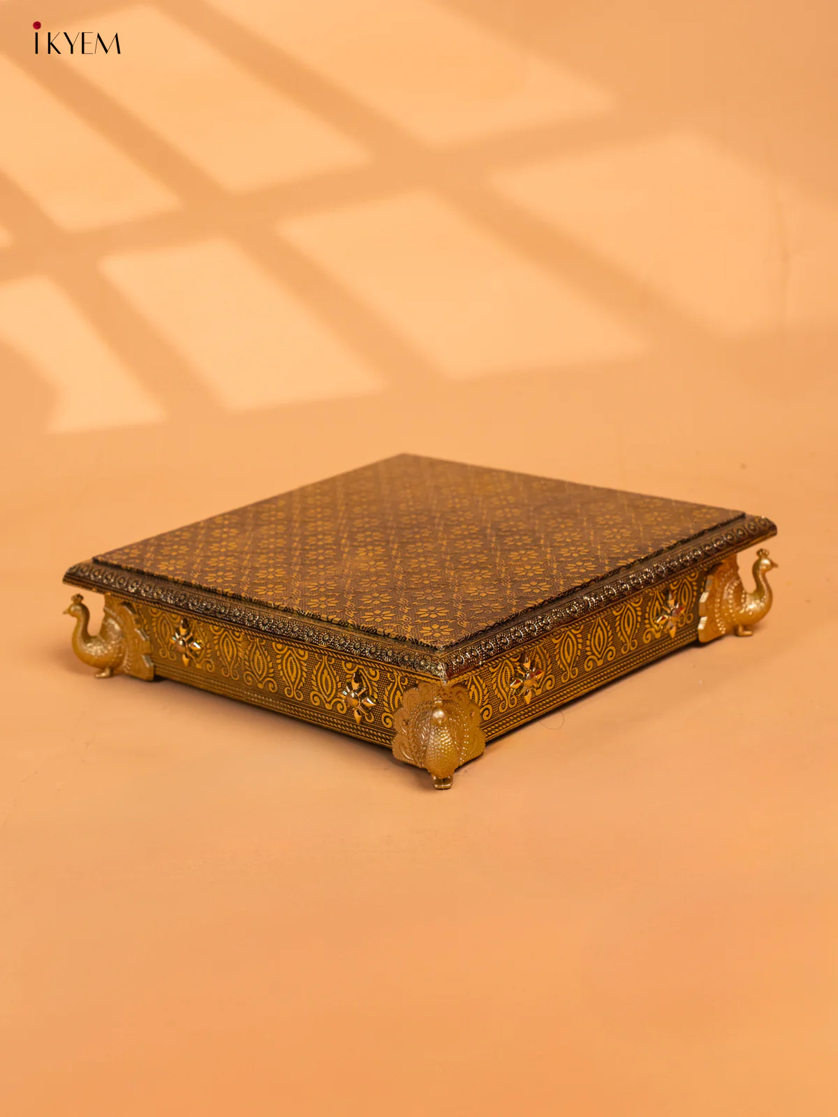 Elegant Gold Oxidized Bajot with Peacock Legs - KC17111 - Image 5