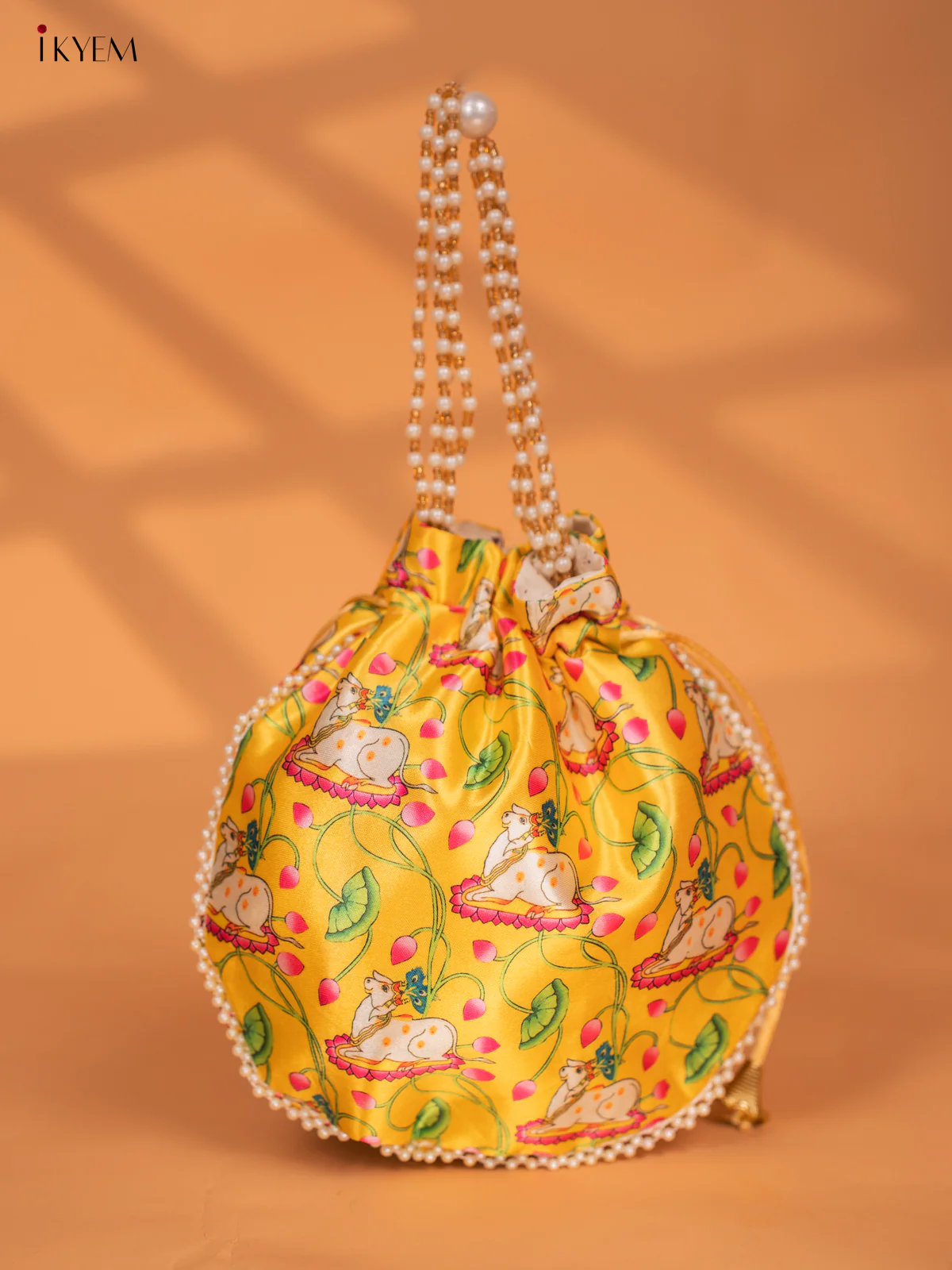 Digital Printed Pichwai Potli Bags - KC29116 - Image 2