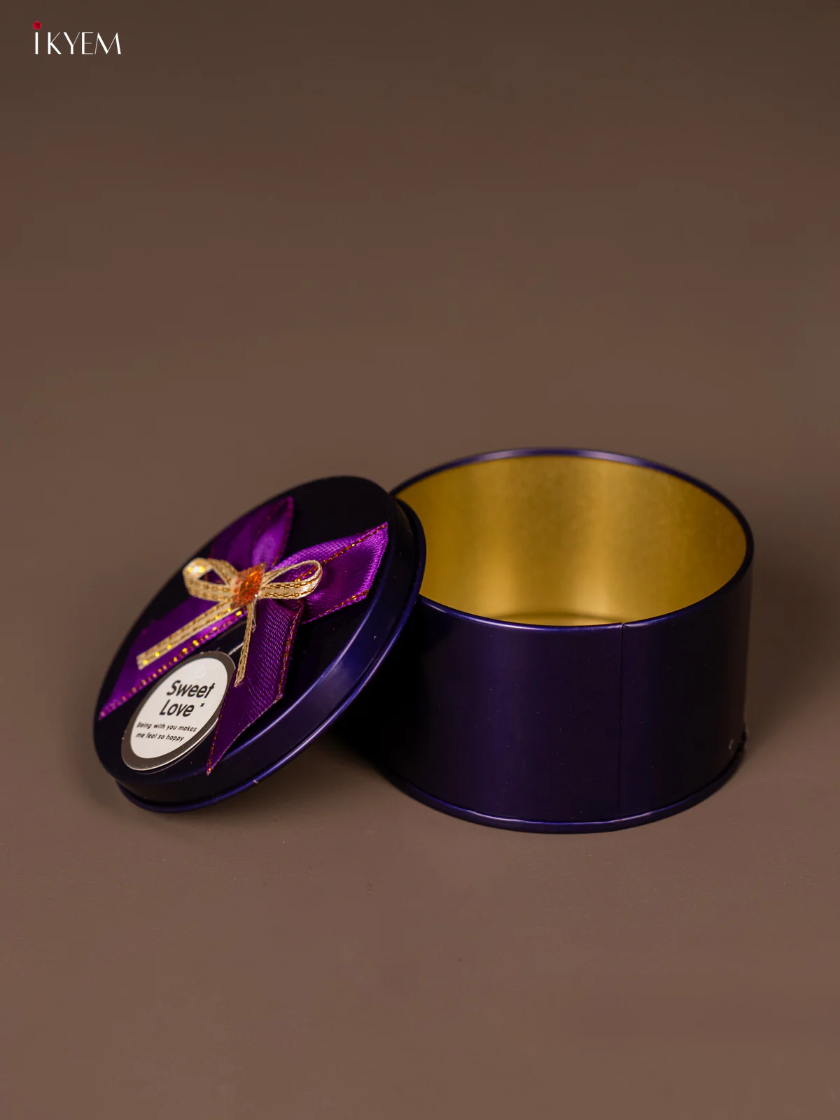 Charming Purple Round Gift Box - KH14112 - Image 3
