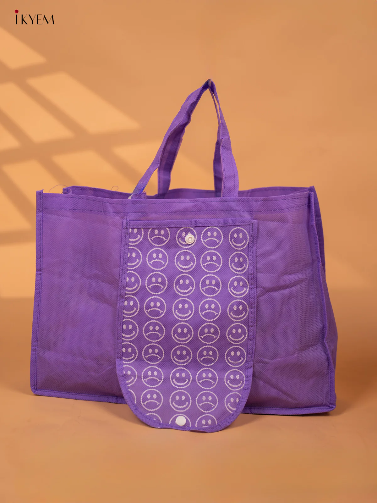 Smiley Printed Foldable Eco-friendly return gift bags - KC29112 - Image 2
