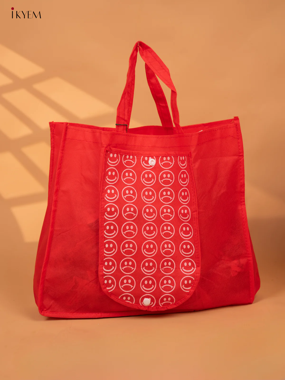 Smiley Printed Foldable Eco-friendly return gift bags - KC29112 - Image 5