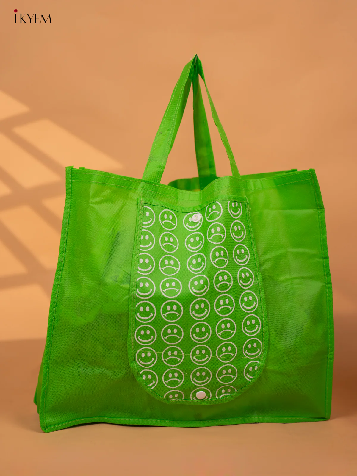 Smiley Printed Foldable Eco-friendly return gift bags - KC29112 - Image 6