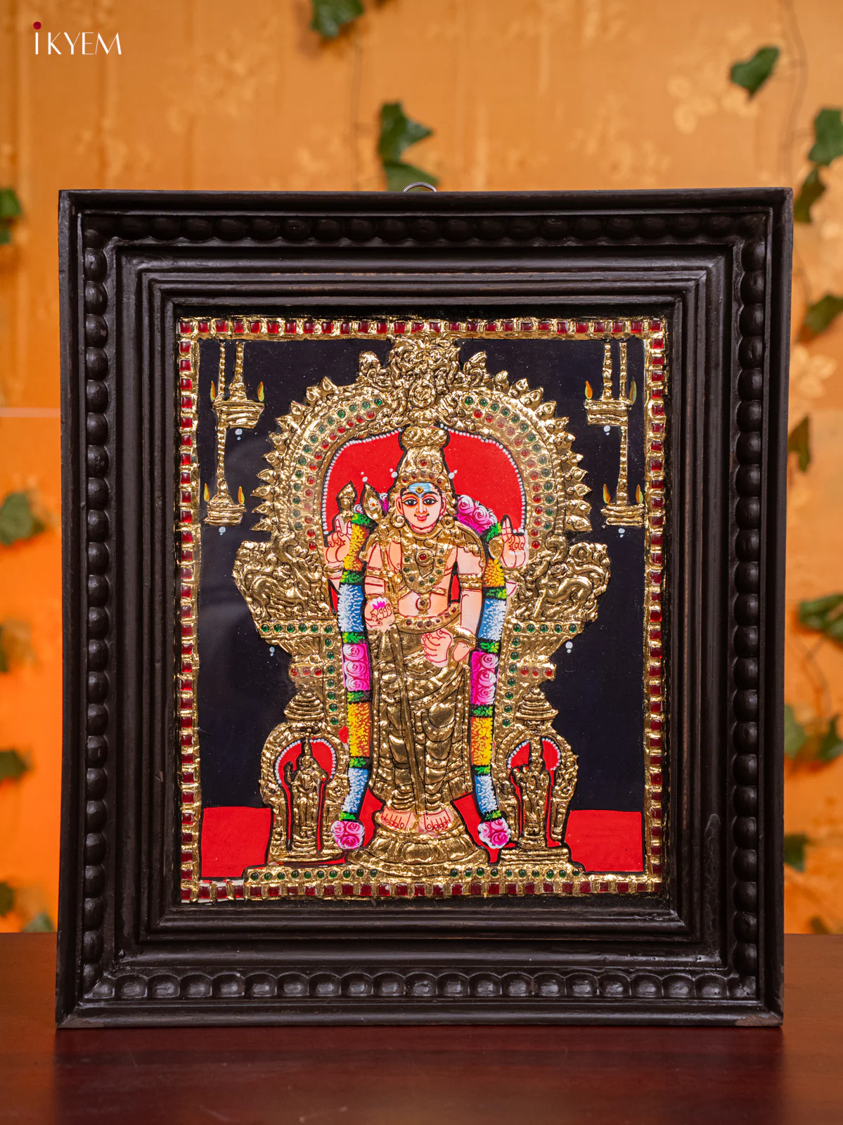 Tiruchendur Murugan Tanjore painting - (13x15) Inch - KH26162