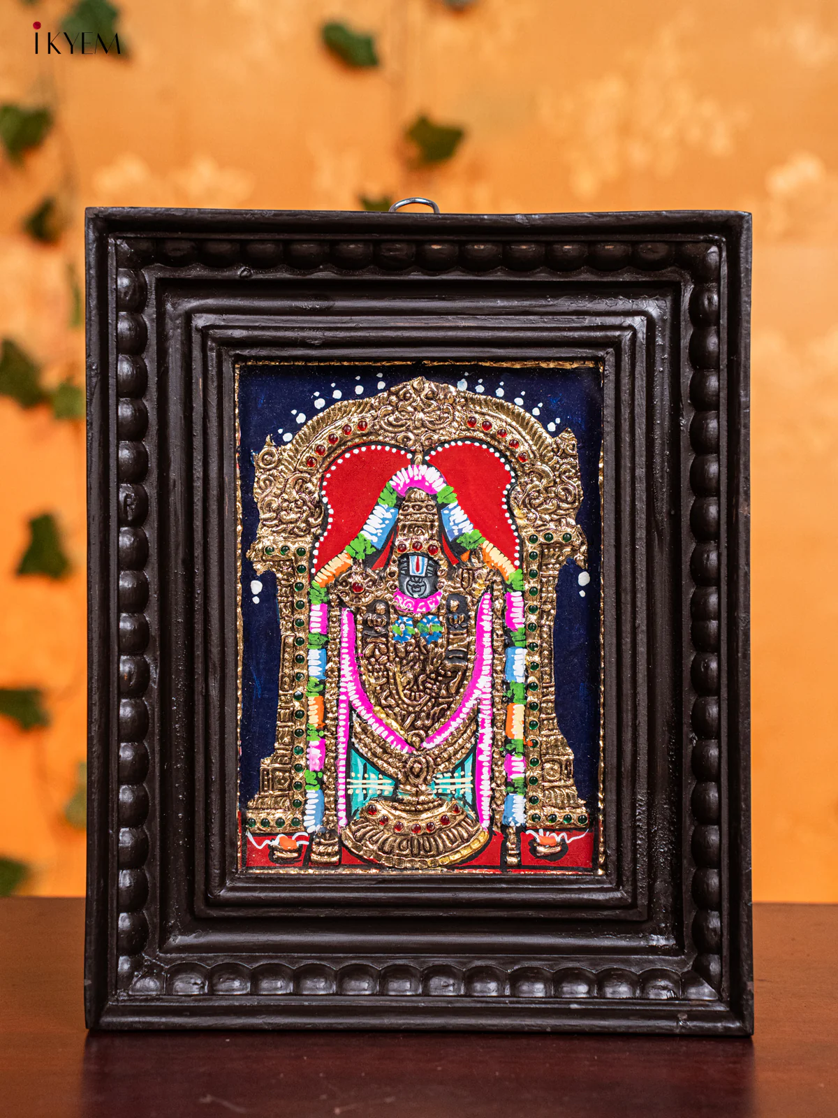 Tirupati Balaji Tanjore Painting - (11x9) Inch - KH26117