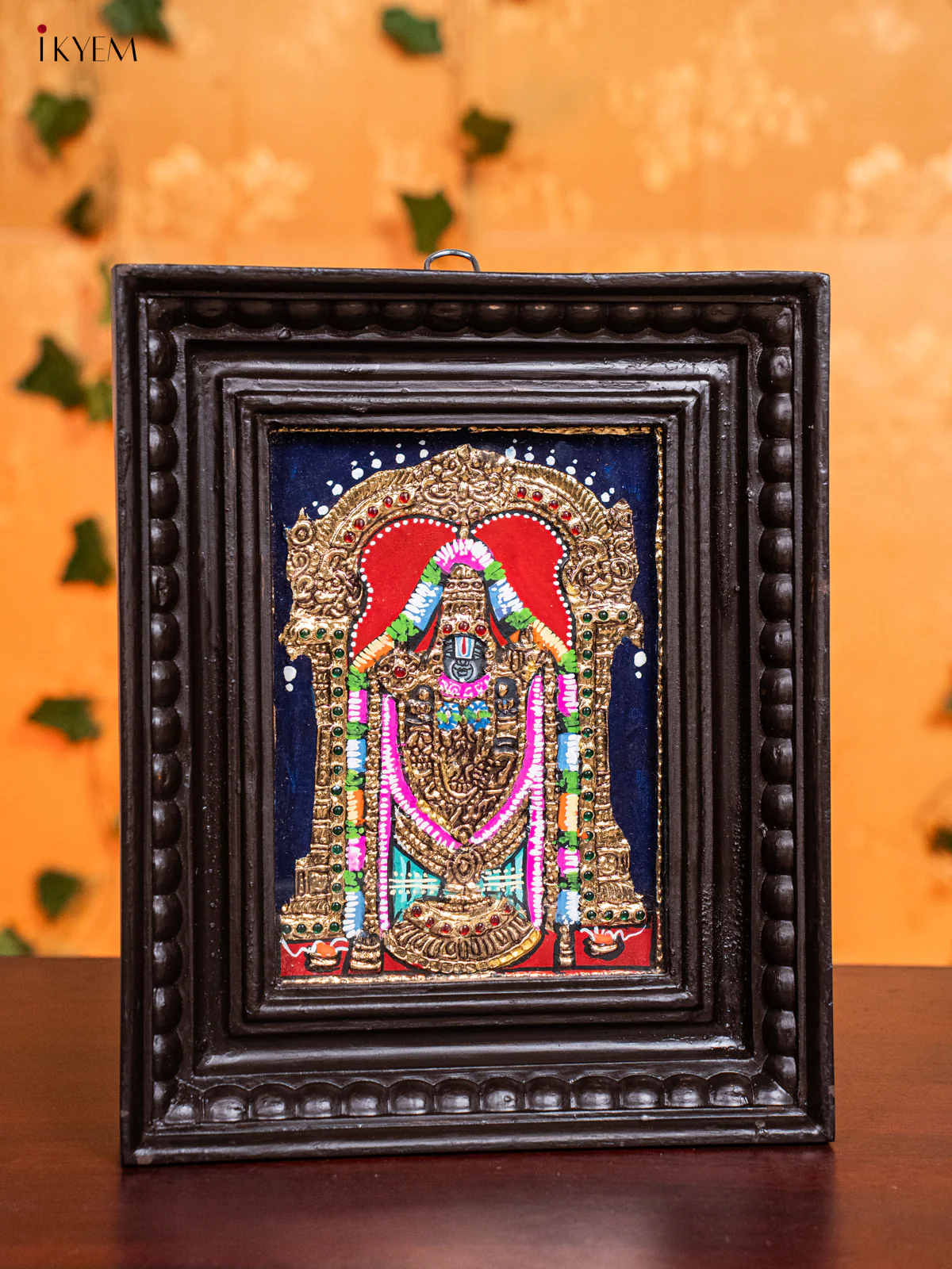 Tirupati Balaji Tanjore Painting - (11x9) Inch - KH26117 - Image 2