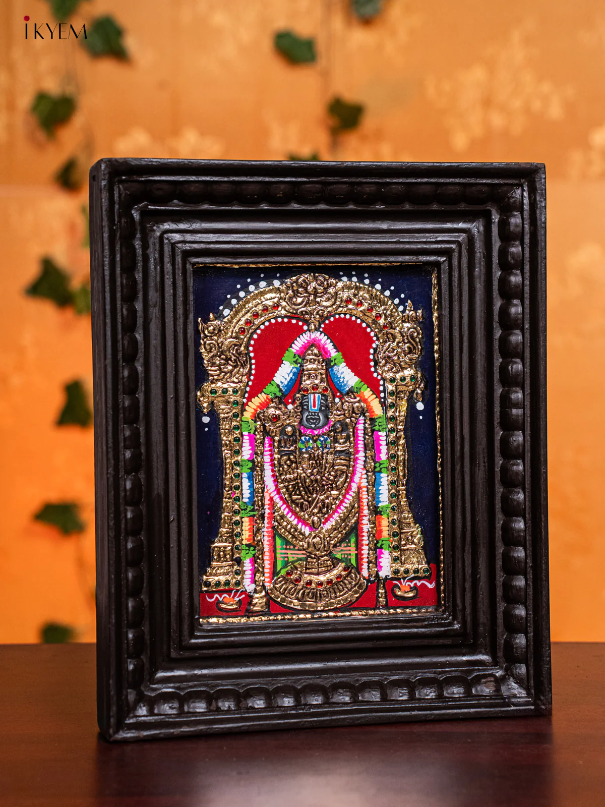 Tirupati Balaji Tanjore Painting - (11x9) Inch - KH26118 - Image 2