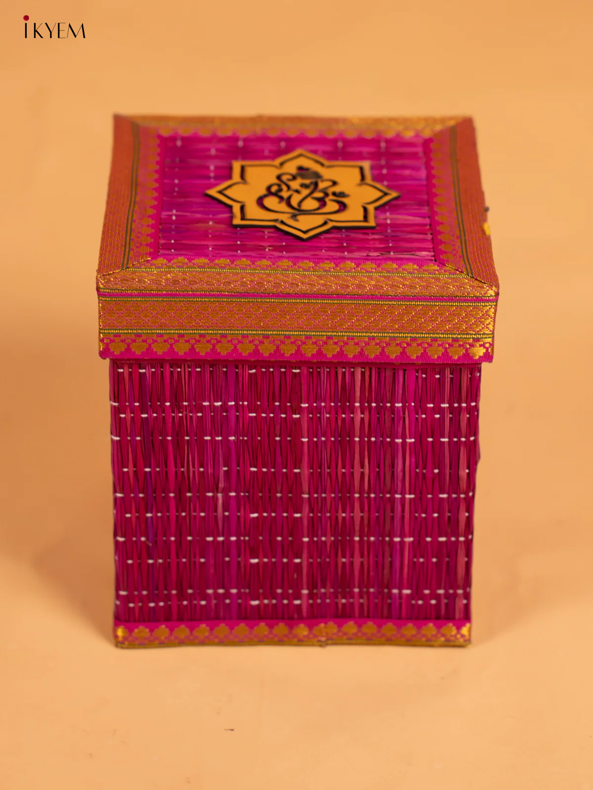 Violet Korai Gift Box with Net Potli - KB17144 - Image 4