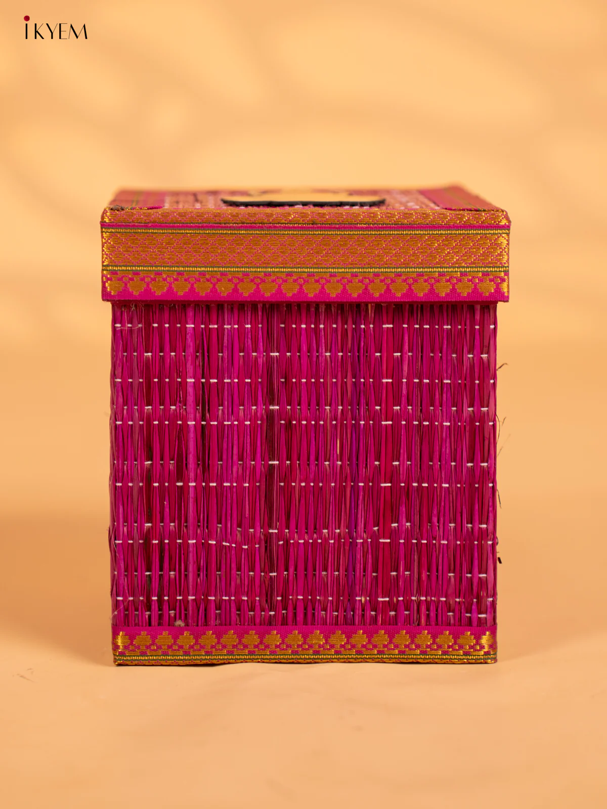 Violet Korai Gift Box with Net Potli & Lakshmi Motif - KB17138 - Image 5