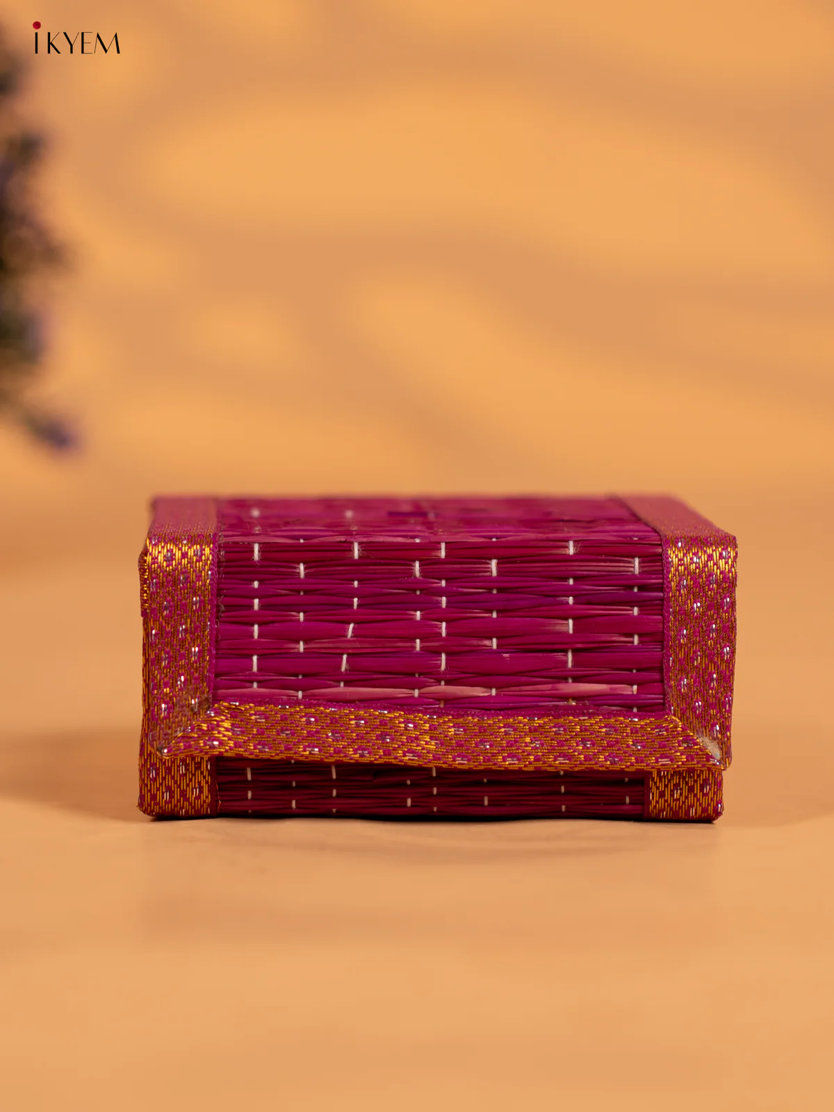 Violet Decorative Foldable Korai Trinket Box - KB17155 - Image 3